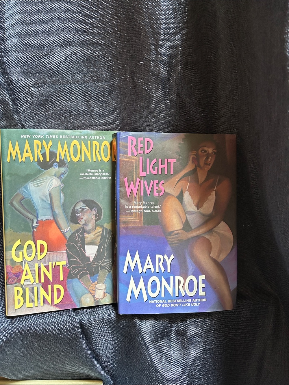 Fictional Drama- Set of Two Mary Monroe Hardcover Novels